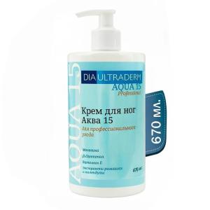 Фото - Крем DIAULTRADERM АКВА 15 серия PROFESSIONAL для очень сухой кожи ног 
