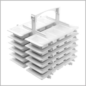 Фото - Укладка - пенал для хранения и напоминания о приеме лекарств с поддоном - укладкой УПХЛ - 01 (12 шт)