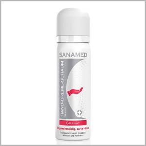 Фото - Крем - пенка SANAMED ГРАНАТ смягчающий и успокаивающий уход для рук