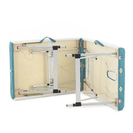 Фото - Массажный стол складной MED-MOS JFAL01A 3-х секционный, алюминиевая рама