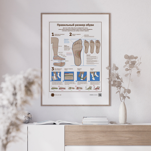 Фото - Размер обуви (плакат А1)