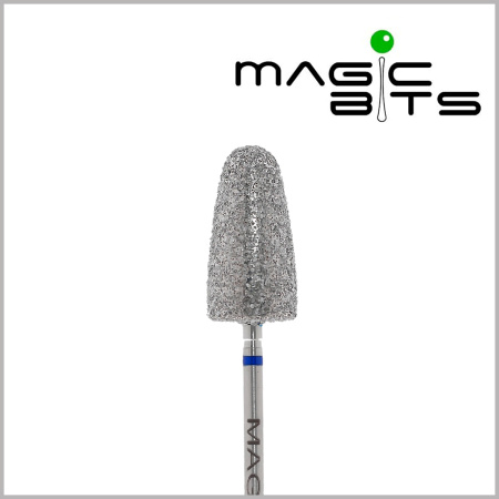 Фото - Гранатовая фреза конус Magic bits, средний абразив, 10 мм для срединной шлифовки