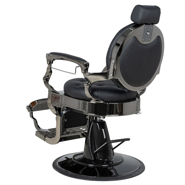 Фото - Парикмахерское кресло Барбер МД-9118, каркас тонированный хром