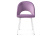 Стул на металлокаркасе Ирре (Стул на металлокаркасе Ирре сиреневый / белый глянец)