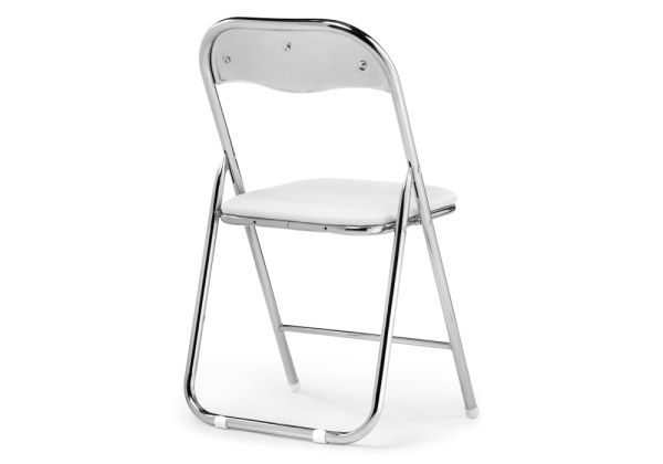 Стул на металлокаркасе Fold 1 складной Woodville (Стул на металлокаркасе Fold 1 складной Woodville white / chrome)