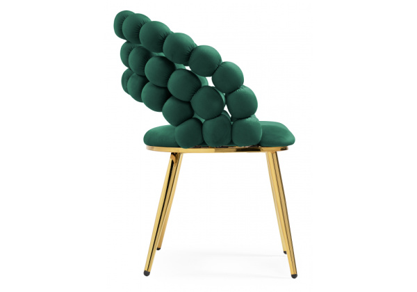 Стул на металлокаркасе Ball (Стул на металлокаркасе Ball green / gold)