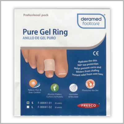 Гелевое кольцо Fresco Deramed Pure Gel Ring (6шт. в упак.) (S (15мм) F-00041-01Z)