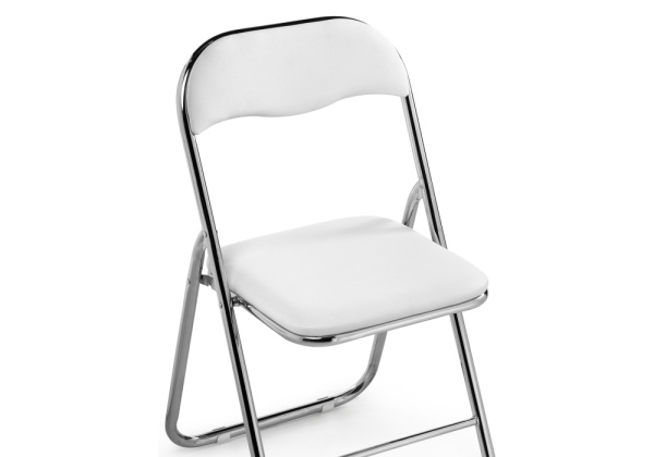 Стул на металлокаркасе Fold 1 складной Woodville (Стул на металлокаркасе Fold 1 складной Woodville white / chrome)