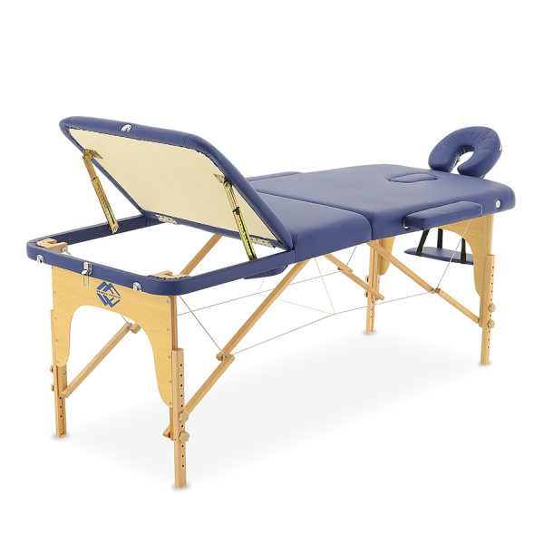 Фото - Массажный стол складной MED-MOS JF-AY01 3-х секционный, деревянная рама