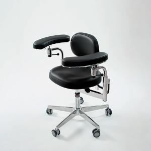 Фото - Стул микроскописта ЭКСПОРТ с полукруглыми локтями (MedErgo-780)