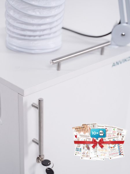 Фото - Вытяжка для маникюра и педикюра с лампой премиум “ANVIKOR VC-AIR-3”