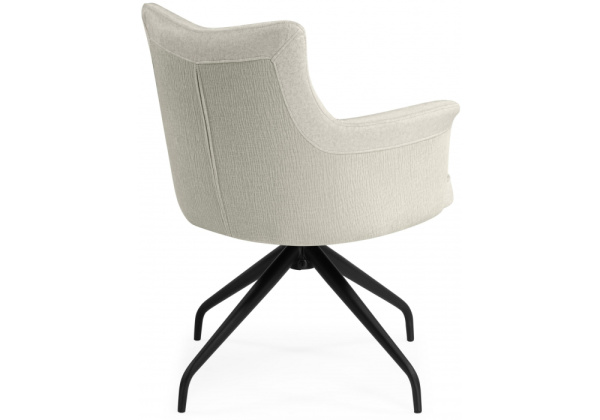 Стул на металлокаркасе Kaser (Стул на металлокаркасе Kaser ivory / black)