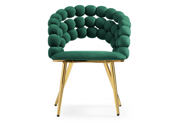 Стул на металлокаркасе Ball (Стул на металлокаркасе Ball green / gold)