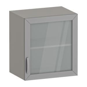 Фото - Шкаф медицинский навесной со стеклянной дверкой одностворчатый, М-ШНс (УЛДСП)