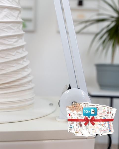 Фото - Вытяжка для маникюра и педикюра с бактерицидной лампой “ANVIKOR DUO”