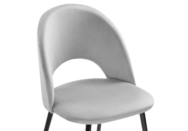 Стул на металлокаркасе Ирре (Стул на металлокаркасе Ирре confetti silver серый / черный)