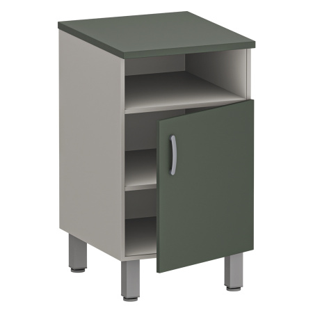 Фото - Тумба медицинская с распашной дверкой и нишей, Мл-ТКн (УЛДСП)