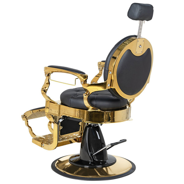 Фото - Парикмахерское кресло Барбер МД-9119, каркас золото