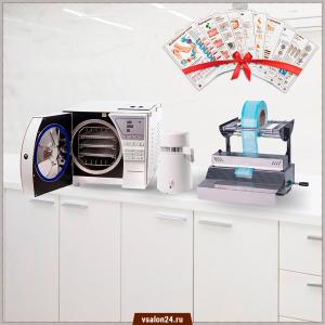 Фото - Стерилизационный кабинет Romax YS-18L+дистиллятор Romax Z500+Romax F300