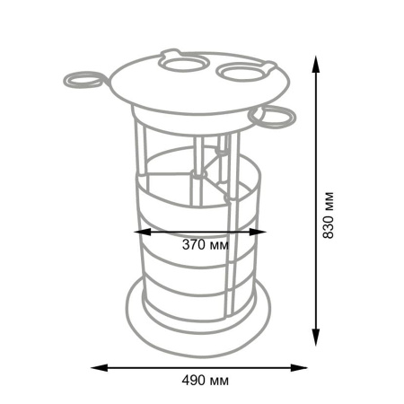 Фото - Парикмахерская тележка GiroCo Luisa