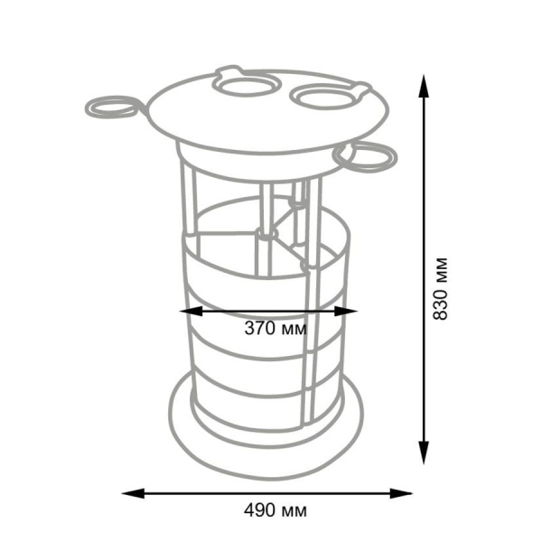 Фото - Парикмахерская тележка GiroCo Luisa