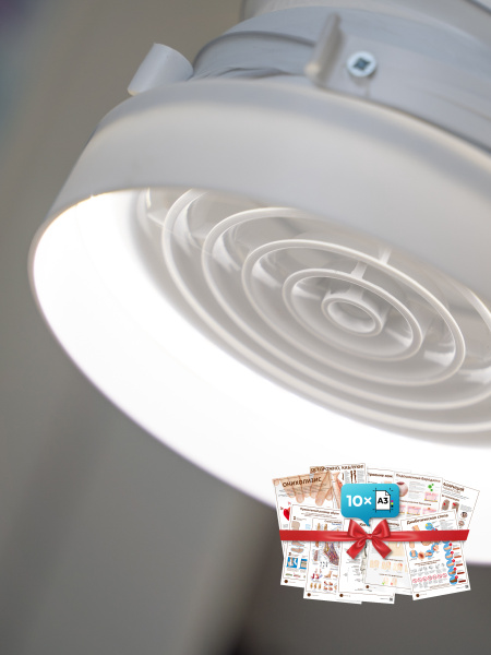 Фото - Вытяжка для маникюра и педикюра с подсветкой стандарт “ANVIKOR VC-AIR-1”