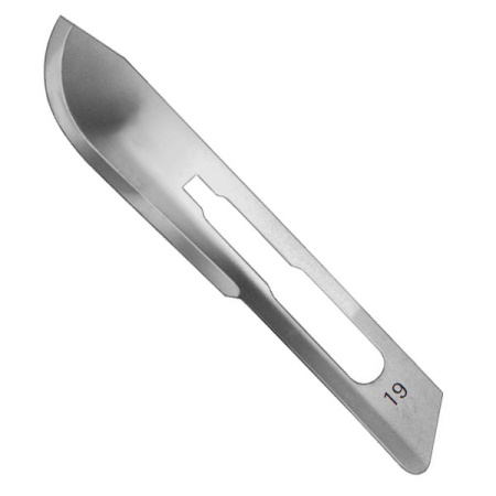 Лезвие хирургическое для скальпеля Apexmed (стерильное) (Лезвие хирургическое для скальпеля Apexmed №19)