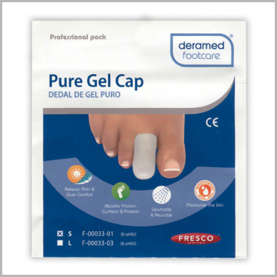 Гелевый колпачок Fresco Deramed Pure gel Cap (6шт. в упак.) (S (15мм) малый (F-00033-01Z))