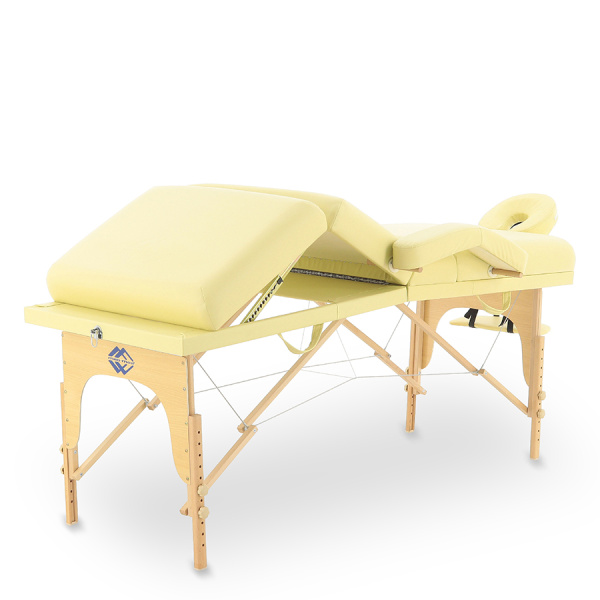 Фото - Массажный стол складной MED-MOS JF-Tapered 4-х секционный, деревянная