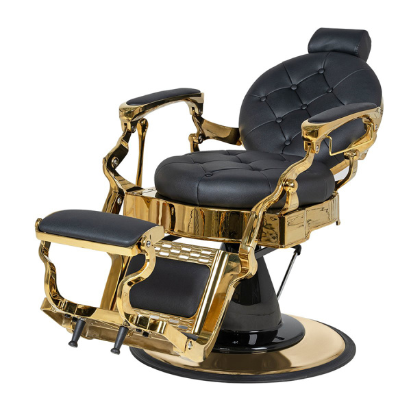 Фото - Парикмахерское кресло Барбер МД-9119, каркас золото