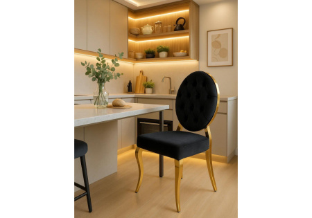 Стул Odda (Стул Odda черный / золотой)