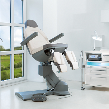 Педикюрное кресло РИАНА (3 мотора) (Кресло РИАНА серый 91398)