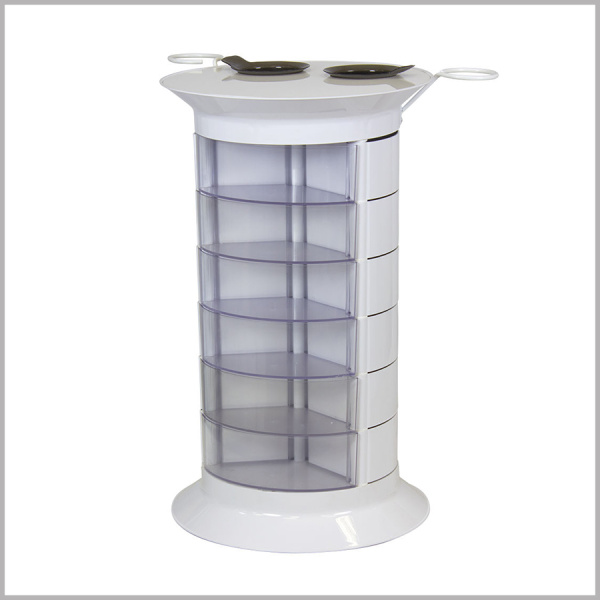 Парикмахерская тележка GiroCo Doble Plus (тележка GiroCo Doble Plus Белый)