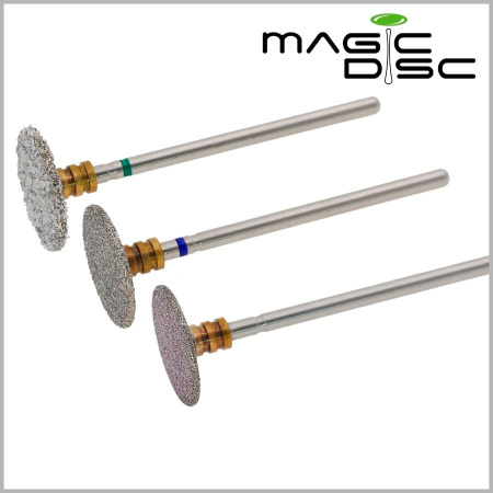 Фото - Алмазно-гранатовая фреза диск ПРО Magic bits для счищения кератоза