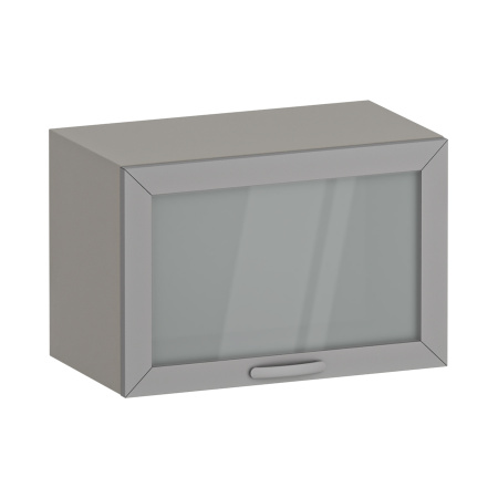 Фото - Шкаф медицинский навесной с откидной дверкой со стеклом, М-ШНОс (УЛДСП)