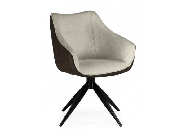 Стул на металлокаркасе Kansas (Стул на металлокаркасе Kansas brown / cream / black)