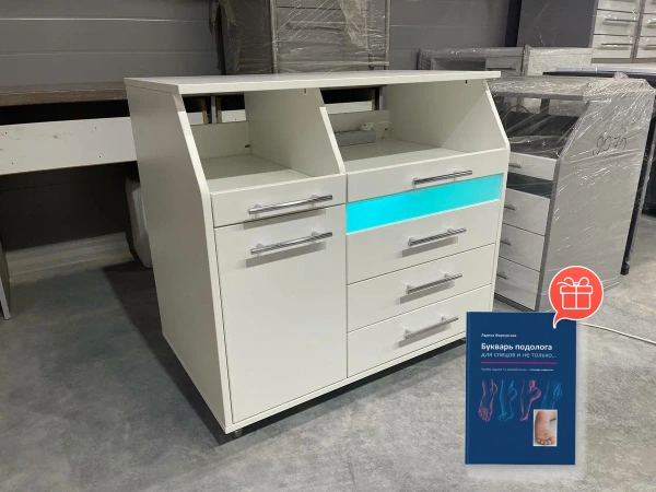 Фото - Педикюрная тумба ТУ-4 с УФО