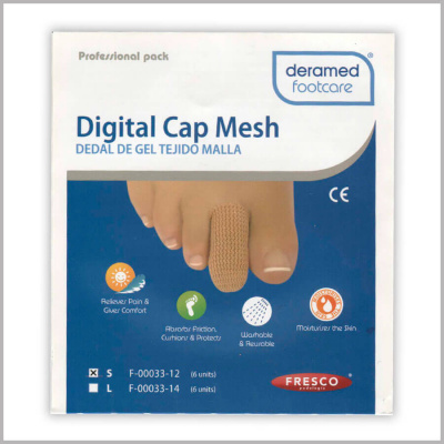 Пальцевый колпачок - сетчатый Fresco Deramed Digital Cap Mesh (S (15мм) (F-00033-12Z))