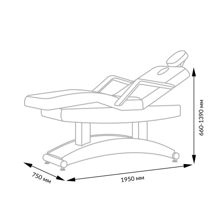 Фото - СПА кушетка Аврора-2, 4 мотора